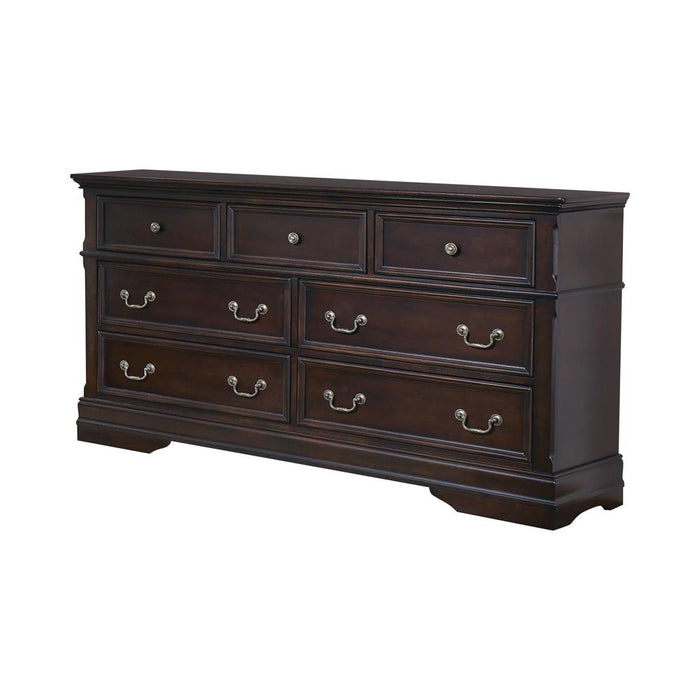 Cambridge 7-drawer Rectangular Dresser Cappuccino image