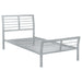 Cooper Twin Metal Bed Silver image