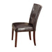 Danville Espresso PU & Walnut Side Chair image