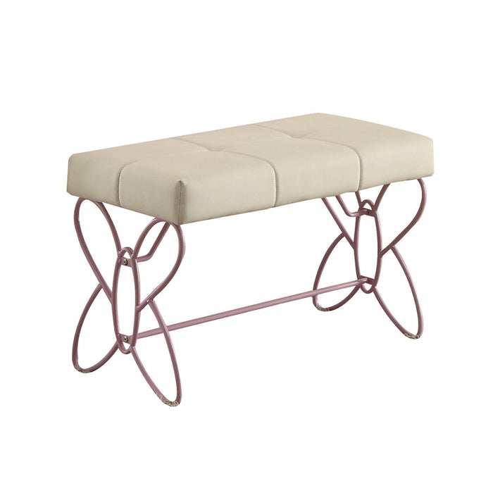 Priya II White & Light Purple Bench image