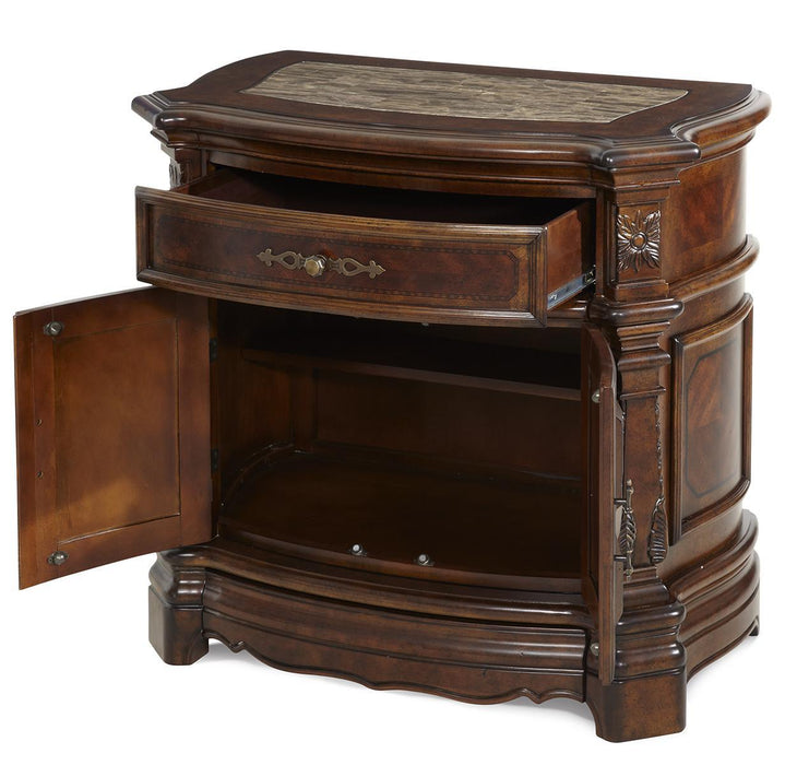 Windsor Court Nightstand in Vintage Fruitwood