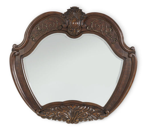 Windsor Court Sideboard Mirror in Vintage Fruitwood image