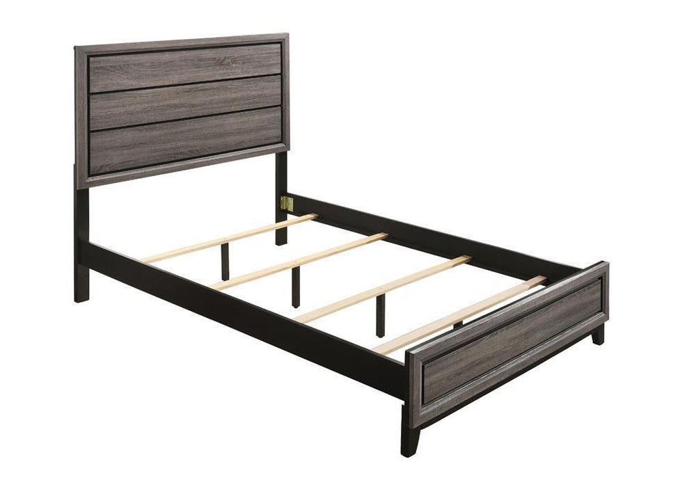 Watson Full Panel Bed Grey Oak