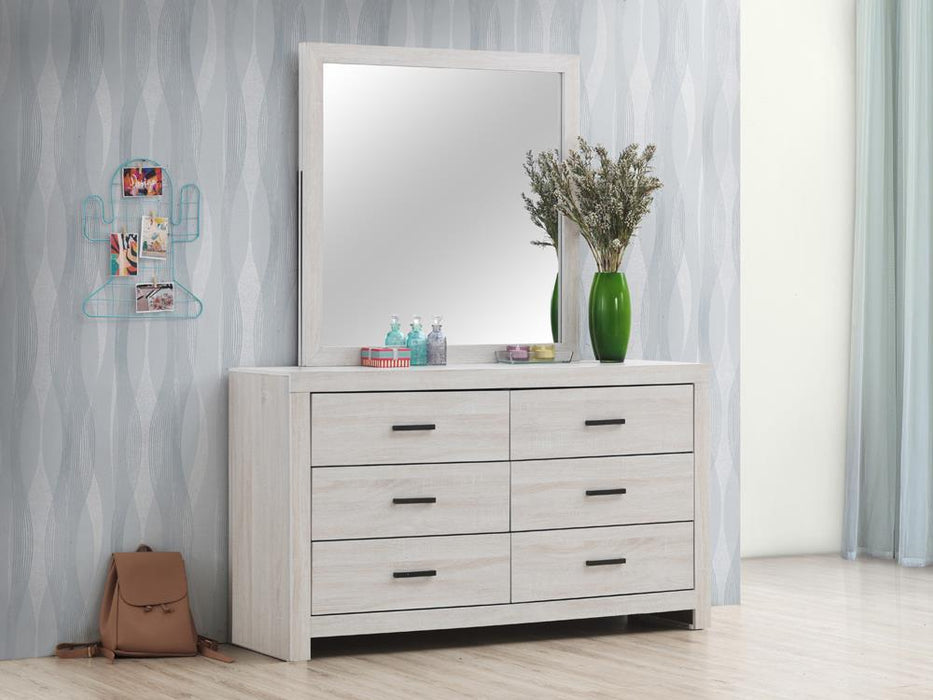 Brantford 6-drawer Dresser Coastal White